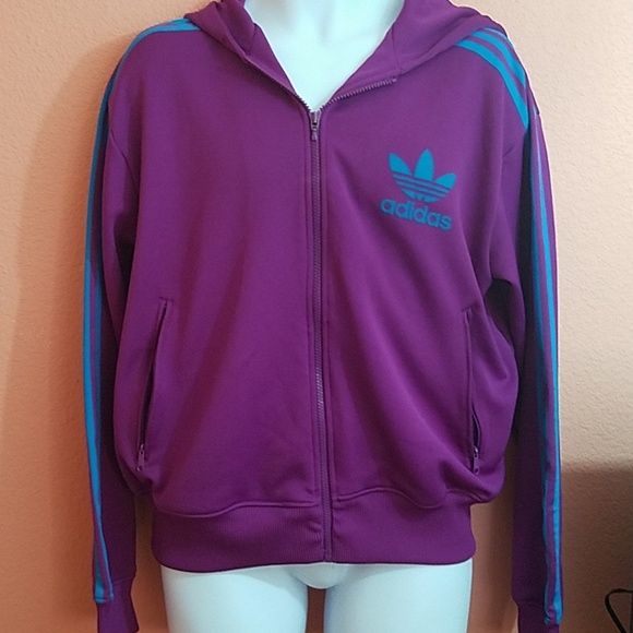 adidas Other - Men's Adidas Track Jacket - Purple and Blue